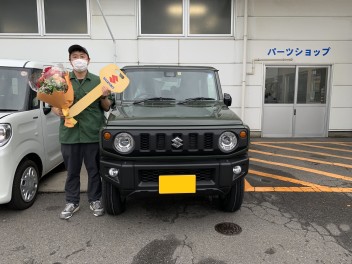 Ｋ様にジムニーをご納車させて頂きました